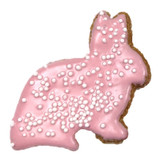 Easter Bunny DOG Cookies (back view) — Australian made dog treats by Huds and Toke